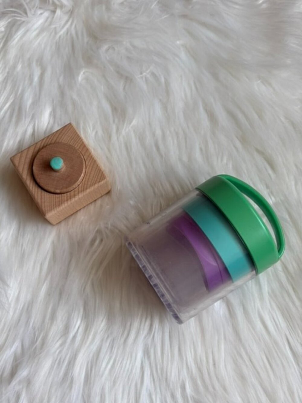 Lovevery Little Grips Canister Nesting Set & Pincer Puzzle The Thinker